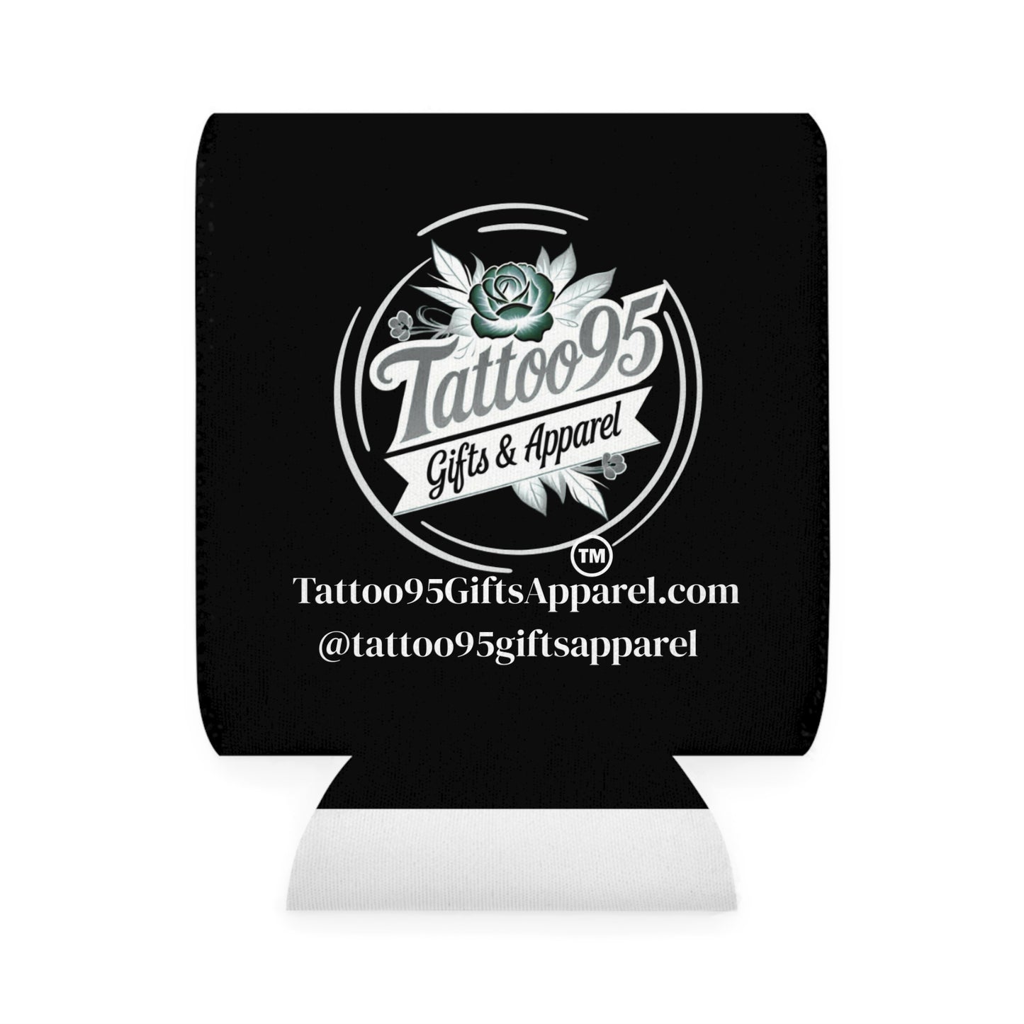 Floral Peacock Mandala - Can Cooler Sleeve — Neoprene 12 oz Insulator