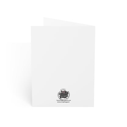 African-Inspired Totem Tattoo Greeting Card (Pack of 1/10/30/50)