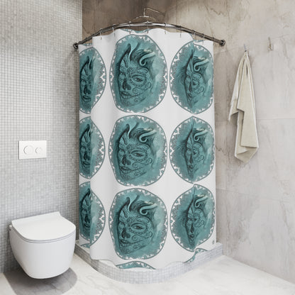 Beautiful Face Tattoo Artwork - Shower Curtain