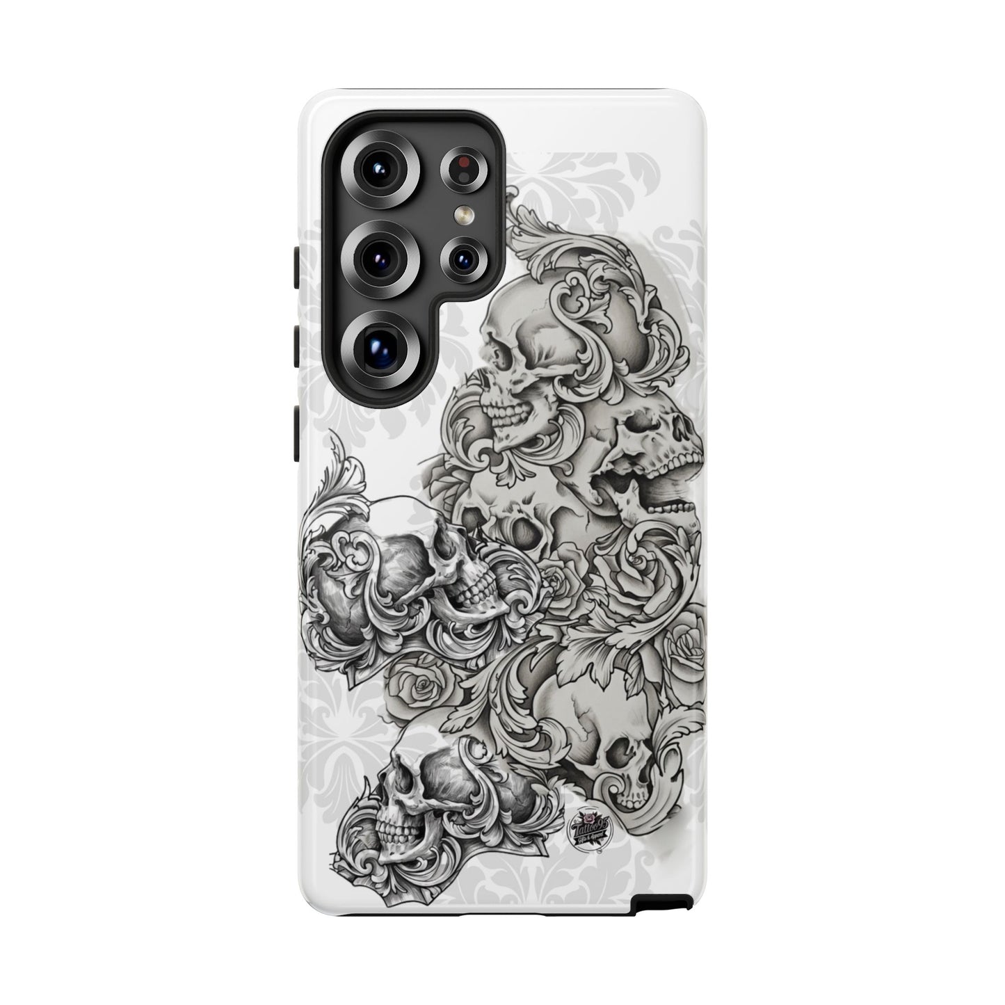 Cascading Skulls - Tough Phone Cases Available in most Galaxy series.
