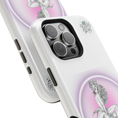 Pretty Bunny Vintage Artwork - iPhone Case