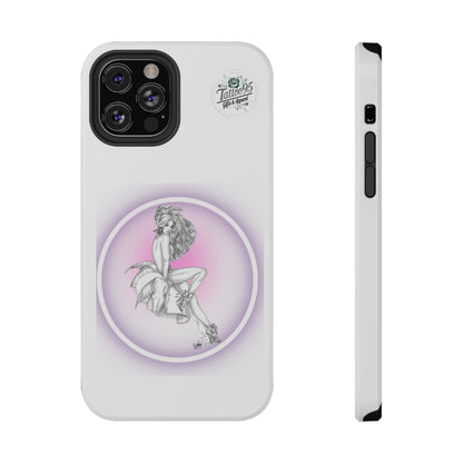 Pretty Bunny Vintage Artwork - iPhone Case