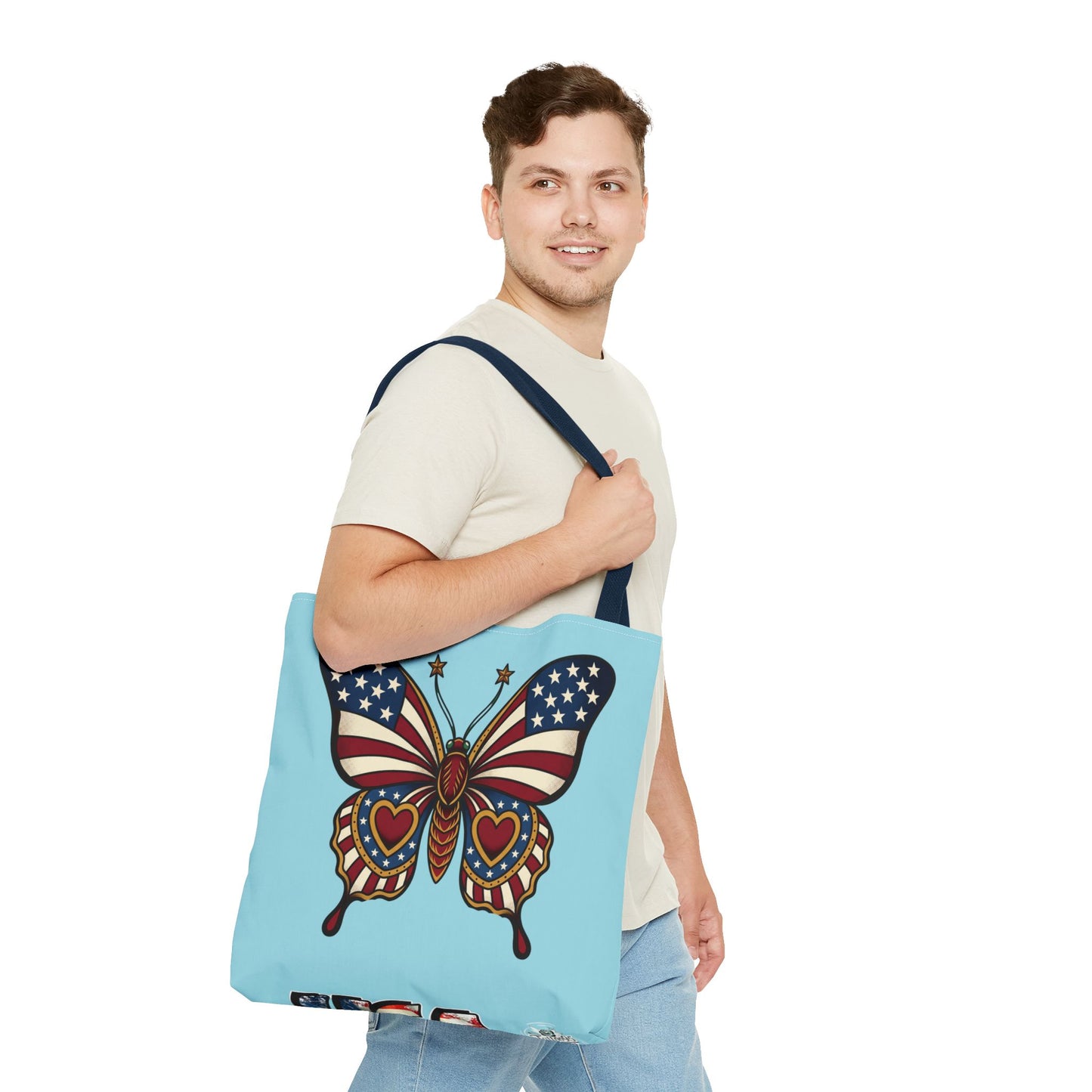 Butterflies Are Free Patriotic Celebration Tote Bag