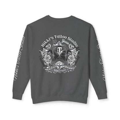Nikki's Tattoo Studio Collection - Skull and Snake Logo - Crewneck sweatshirt