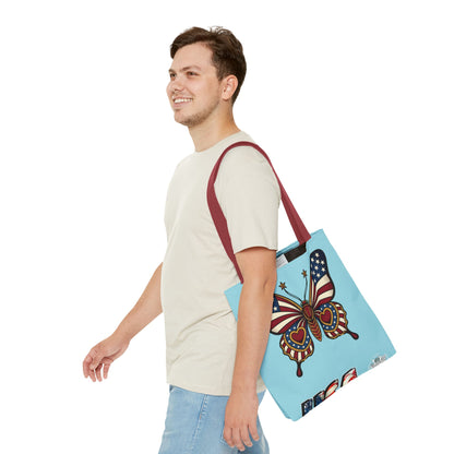 Butterflies Are Free Patriotic Celebration Tote Bag