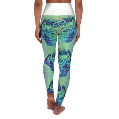 TWINS All-Over Print High-Waist Yoga Leggings — Athleisure