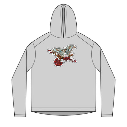 Geisha & Butterfly Solar Hoodie — UPF 50+ Lightweight Sun Protection