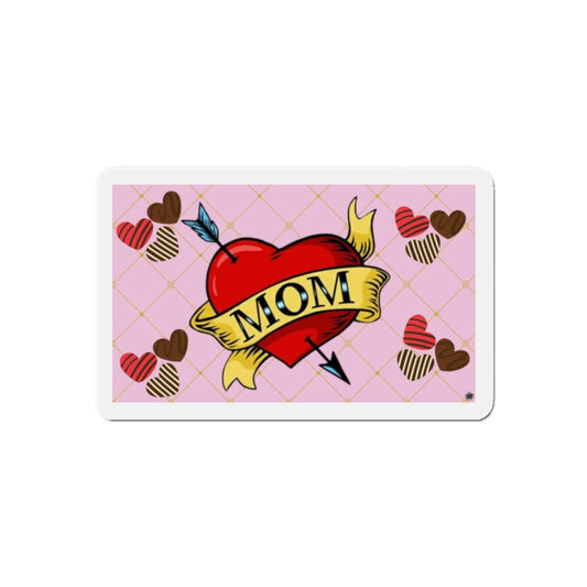 Mom Heart Tattoo Die-Cut Magnet — Mom Tribute