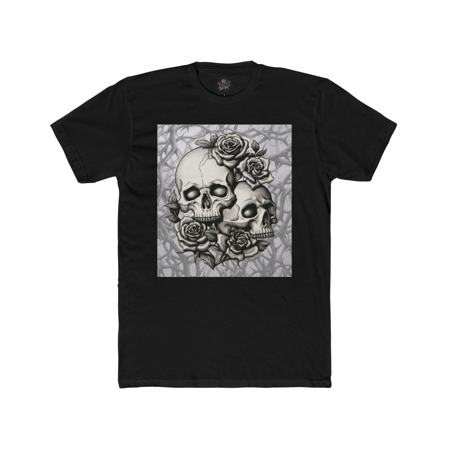 Roses Skull Pair - Unisex Tshirt - Crewneck Unisex Tee (XS-5XL)