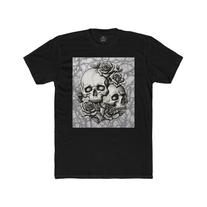 Roses Skull Pair - Unisex Tshirt - Crewneck Unisex Tee (XS-5XL)