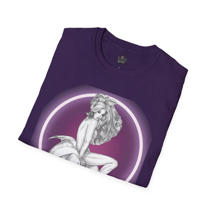 Pretty Bunny Vintage Artwork - Unisex Soft-Style T-Shirt