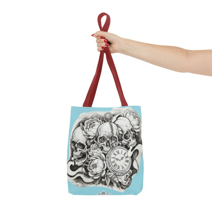 Skull Time - Tote Bag — Gothic Vintage Tattoo Art