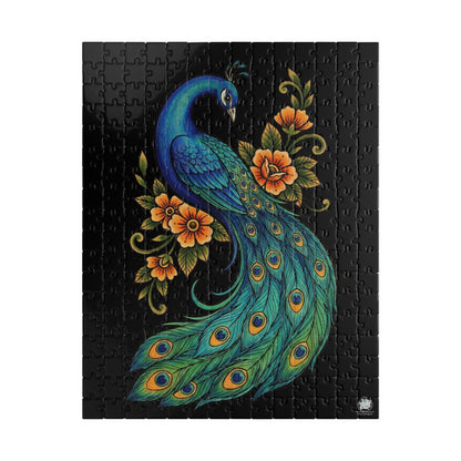 Floral Peacock - Puzzles, 110 pieces, 252 pieces, 520 pieces, 1014 pieces