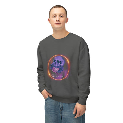Nikki's Tattoo Studio Collection - Skull and Snake Logo - Crewneck sweatshirt
