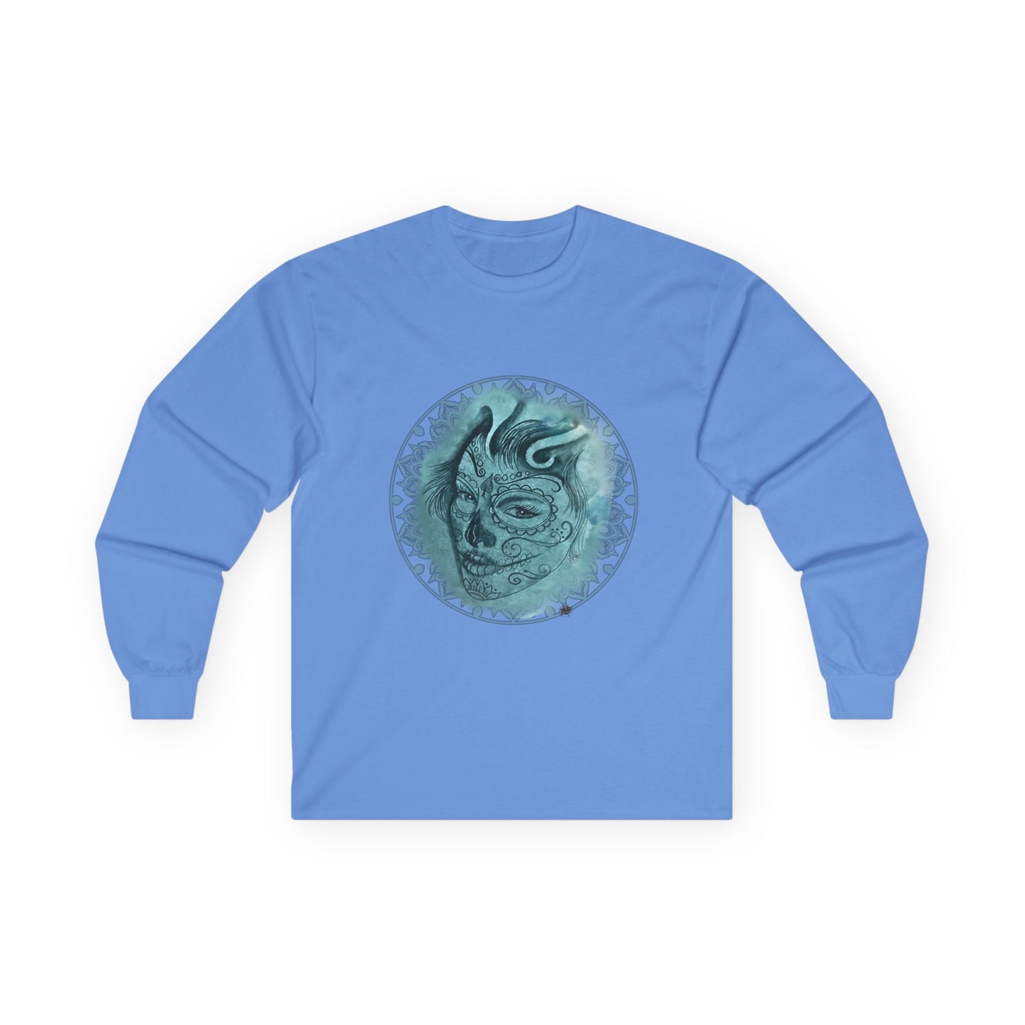 Beautiful Face Tattoo Artwork - Long Sleeve T-Shirt