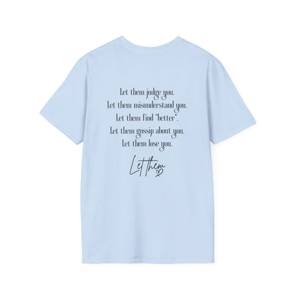 Retro Tattoo 'Let Them' Healing Message T-Shirt