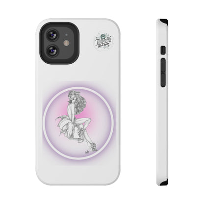 Pretty Bunny Vintage Artwork - iPhone Case