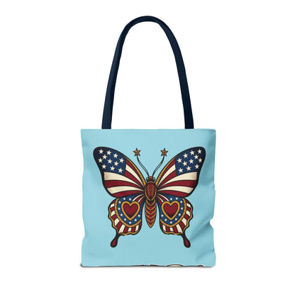 Butterflies Are Free Patriotic Celebration Tote Bag