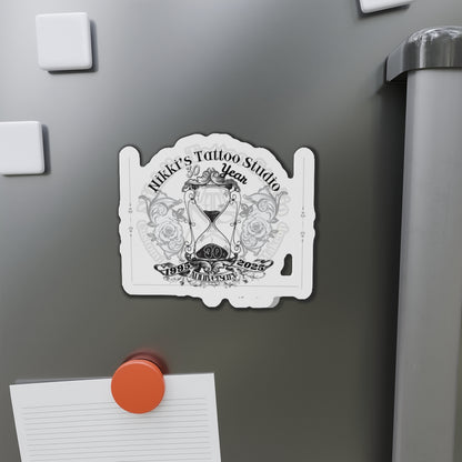 Nikki's Tattoo Studio Collection - 30 Year Anniversary Custom Shape Decorative Refrigerator Magnet