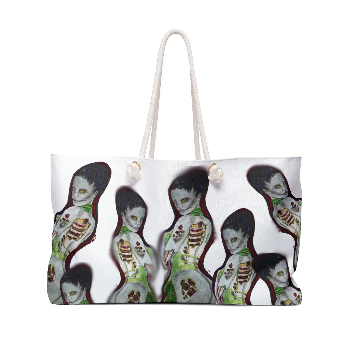 Zombie Lady Deadrah - White Weekender Bag