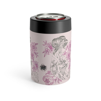 Flowing Geisha Can Holder — Insulated Stainless Steel 12oz Cooler