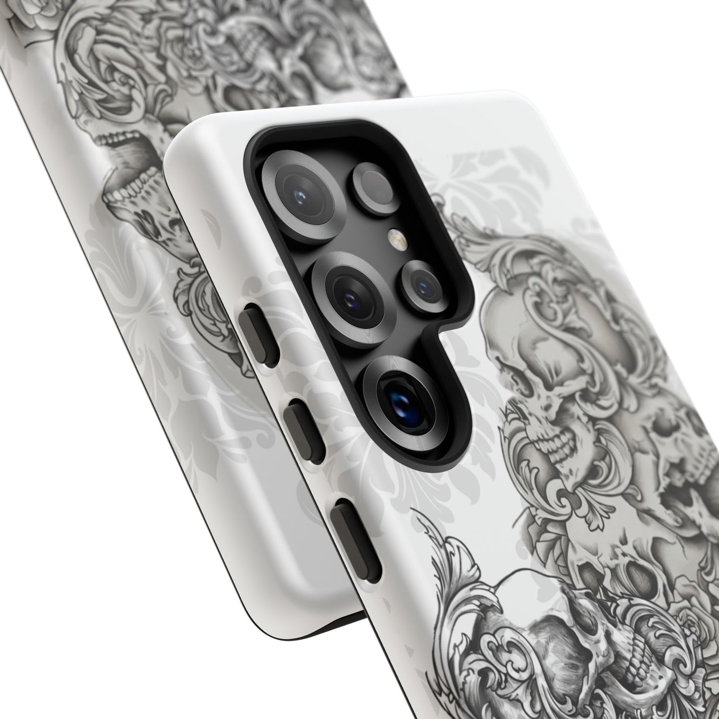 Cascading Skulls - Tough Phone Cases Available in most Galaxy series.