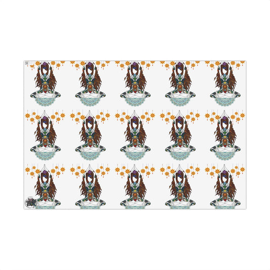 Yoga Goddess Meditation Lotus Mandala - Gift Wrapping Paper