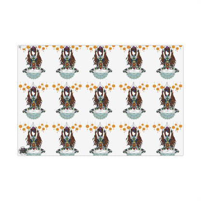 Yoga Goddess Meditation Lotus Mandala - Gift Wrapping Paper