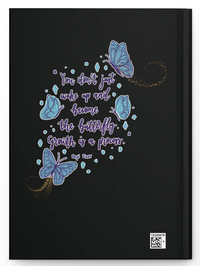 Blue Morphis Butterfly - Hardcover Journal