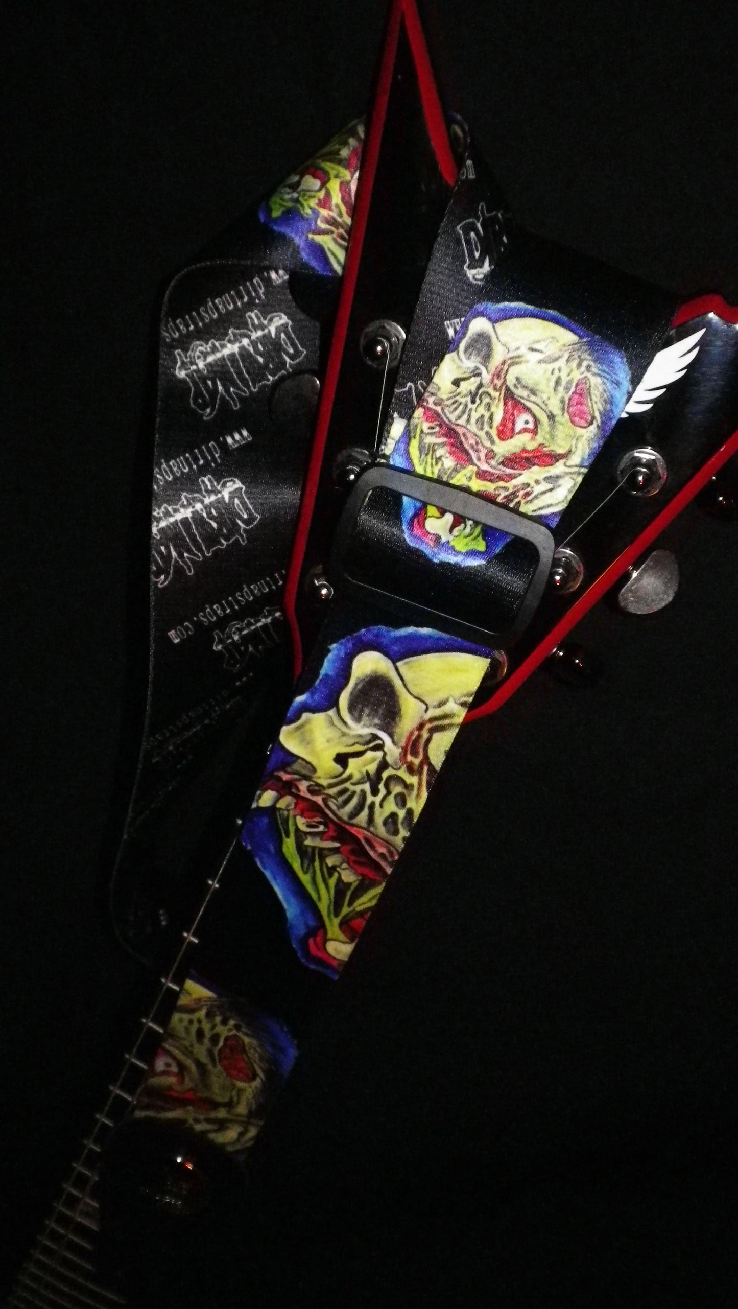 Guitar Strap Tattoo Art King Zombie