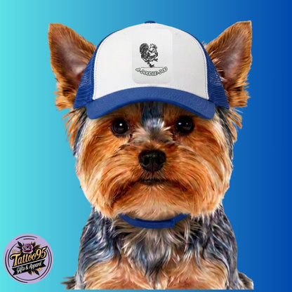 Dog Trucker Hat - Rooster A Doodle