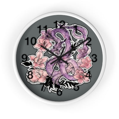 Dragon Orchids - Wall Clock